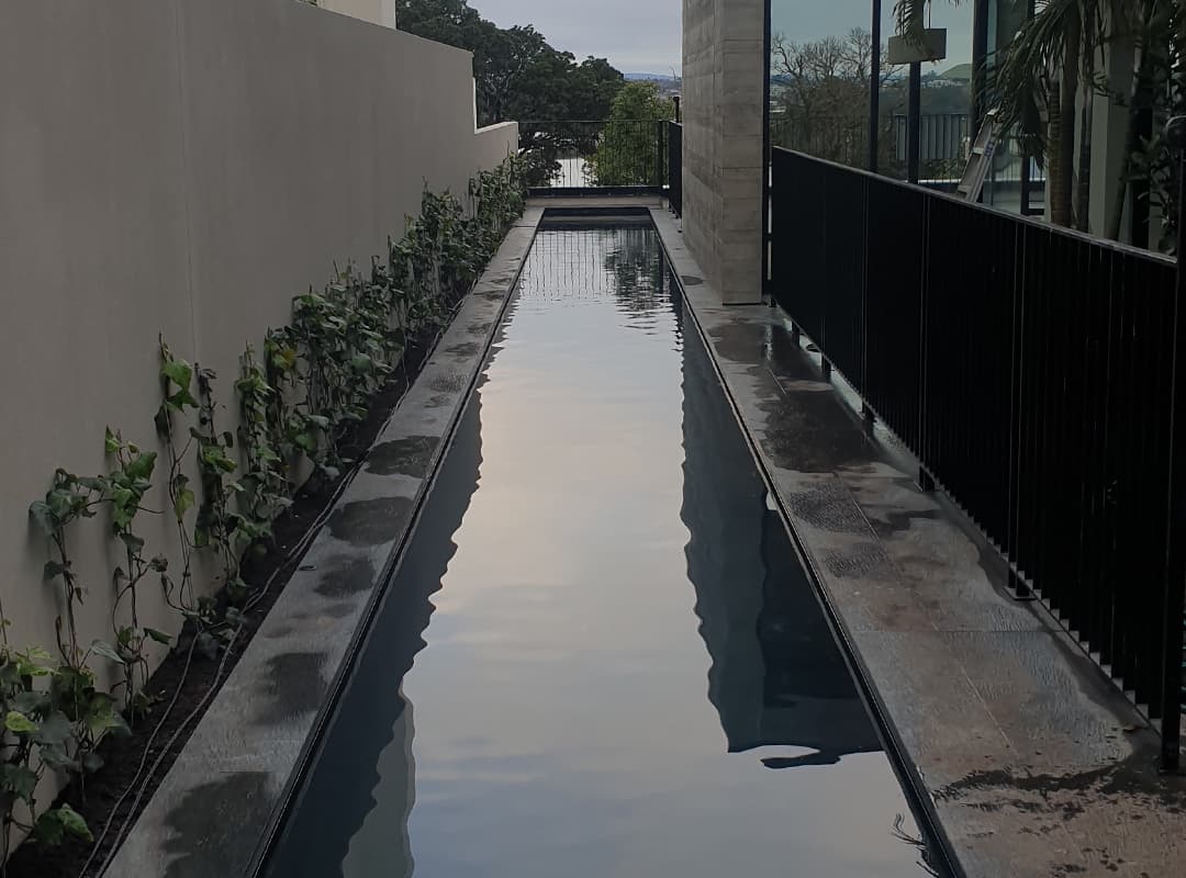 Indoor concrete pool